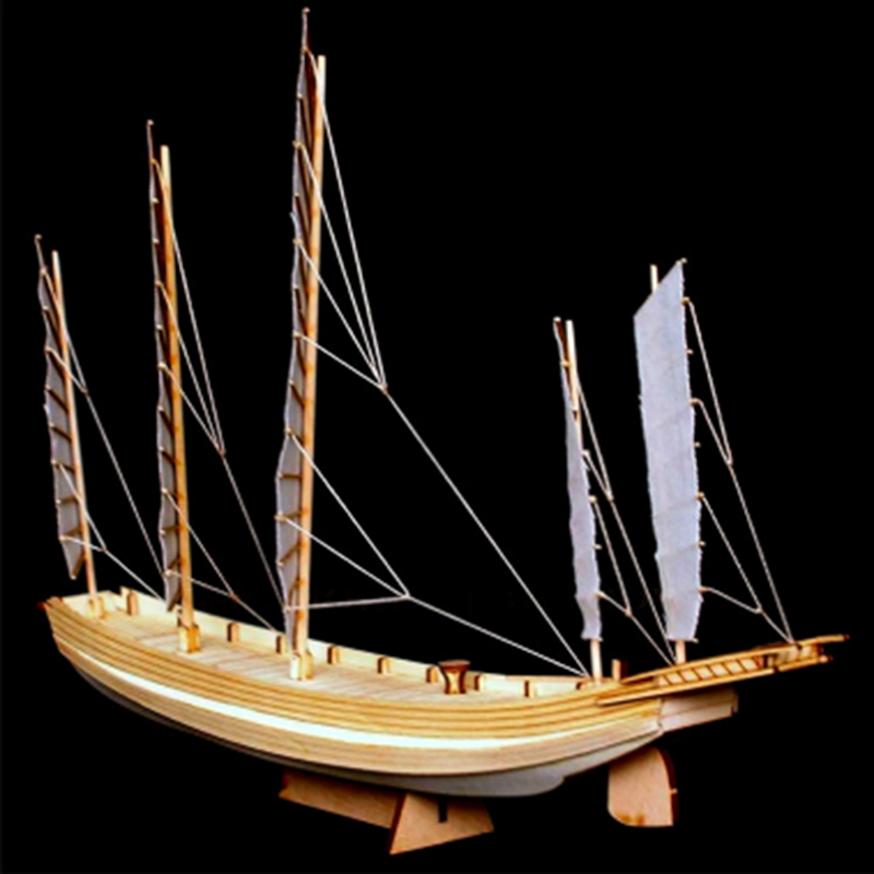 1pcs Chinese sand boat wooden  - огляд і ціна Model Kit Yacht