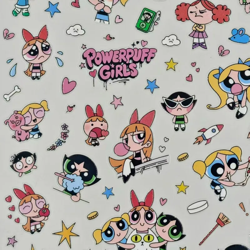 Powerpuff Girls Stickers Water - огляд і ціна Model Kit Anime Girl