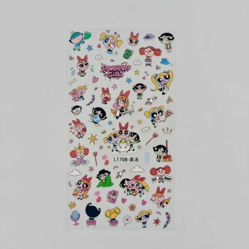 Powerpuff Girls Stickers Water - огляд і ціна Model Kit Anime Girl