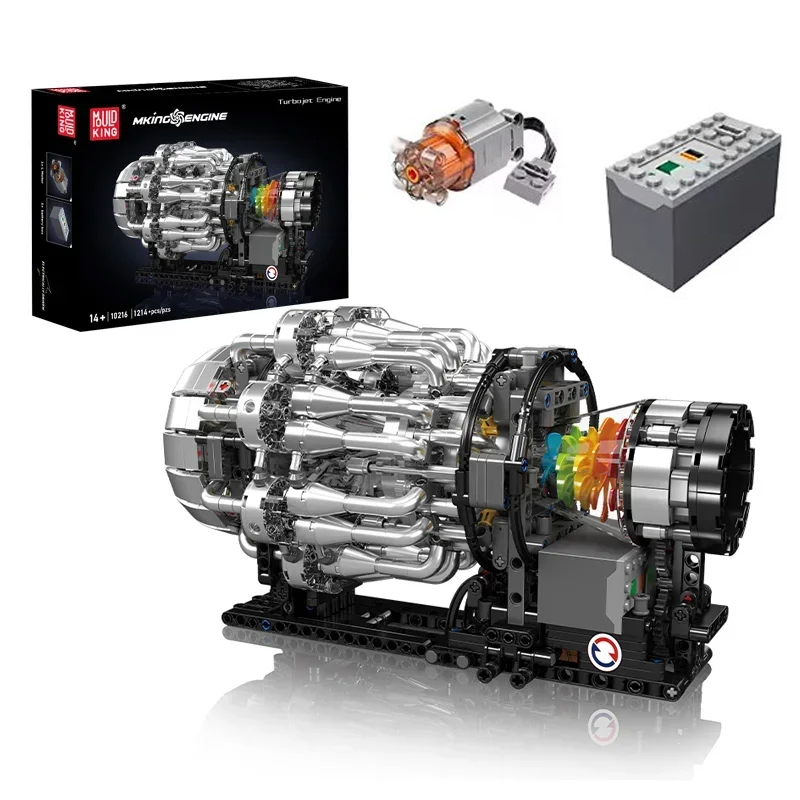 Mould King 10216 Turbojet Engi - огляд і ціна Model Kit Engine