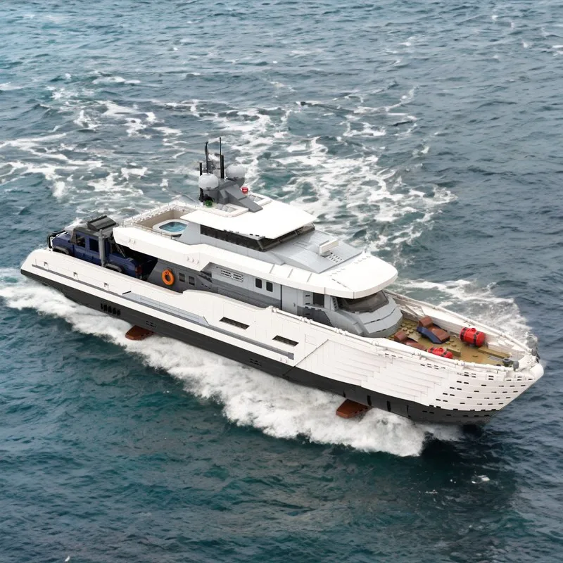 4367PCS White Moc Explorer Yac - огляд і ціна Model Kit Yacht