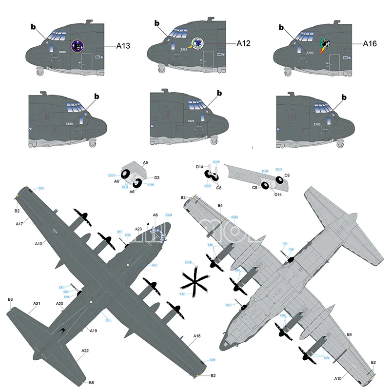 Great Wall Hobby Plastic Model - огляд і ціна Paint Model Kit
