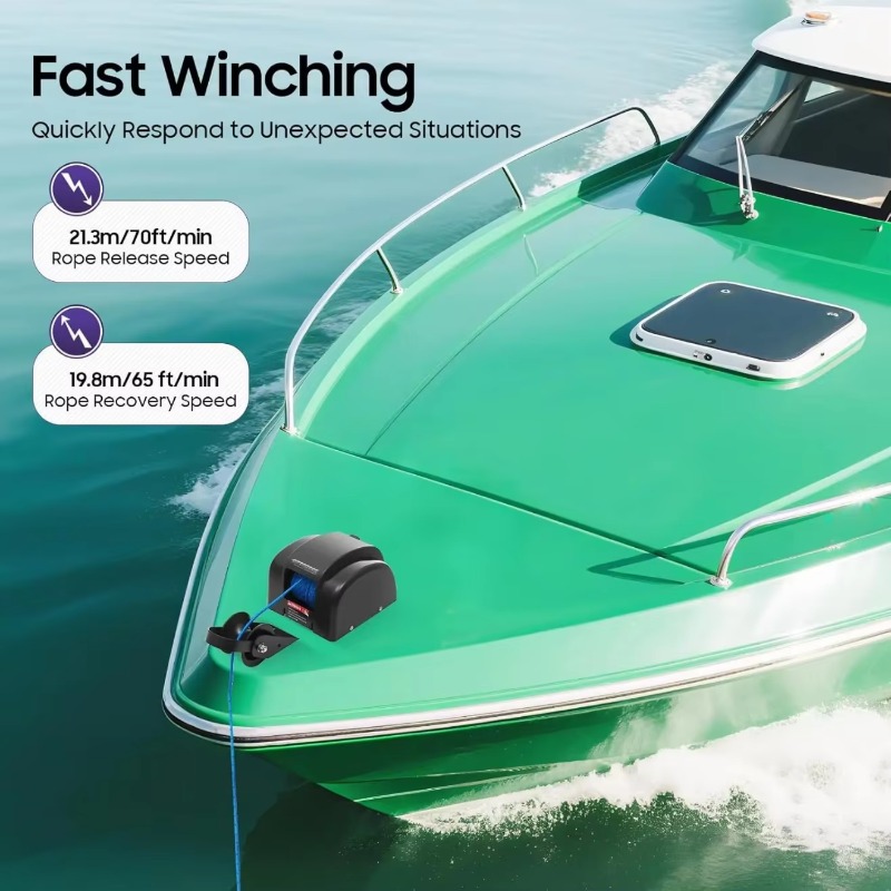 12V Electric Anchor Winch AC 4 - огляд і ціна Model Kit Yacht